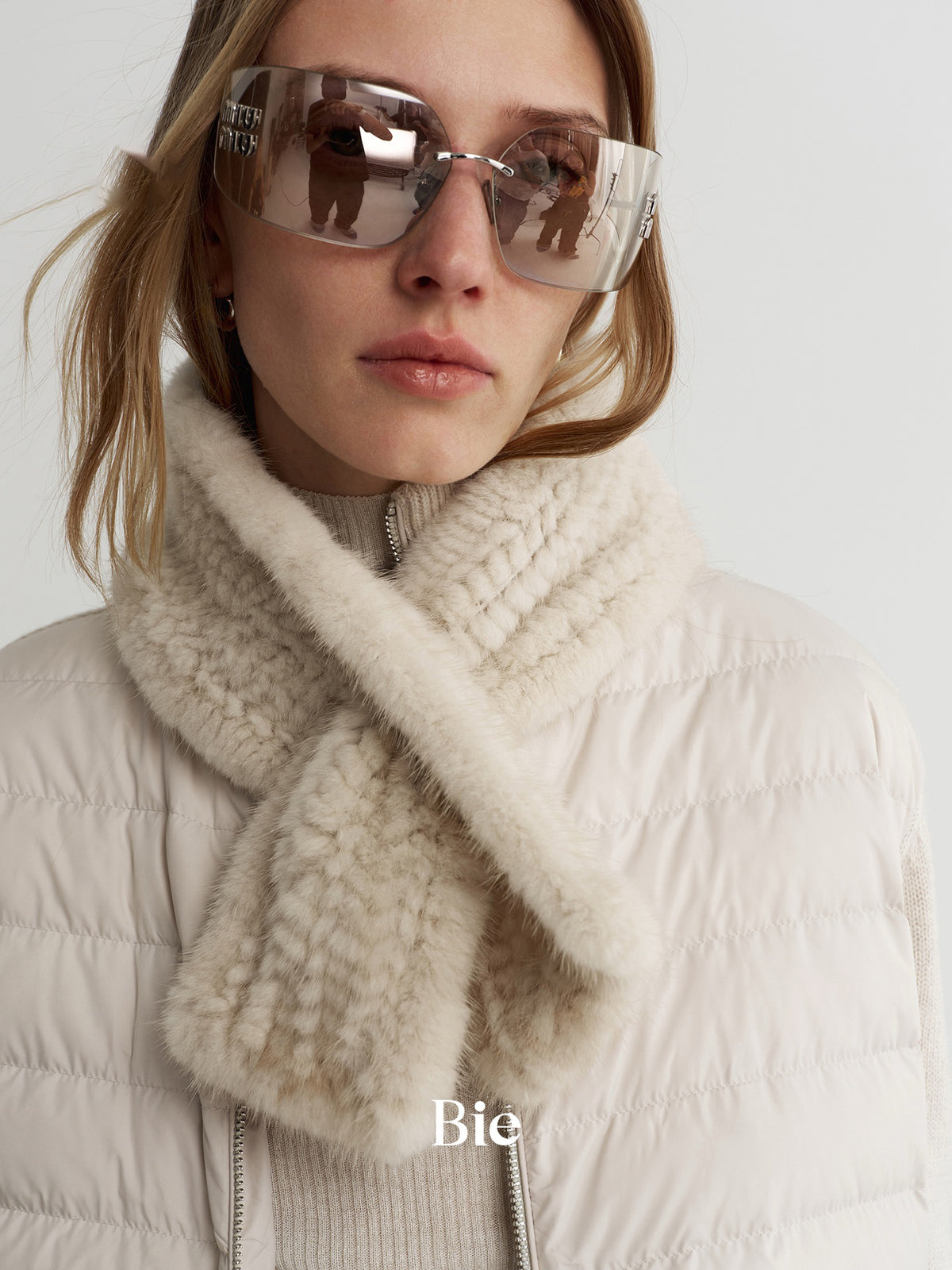 Veil Mink Scarf