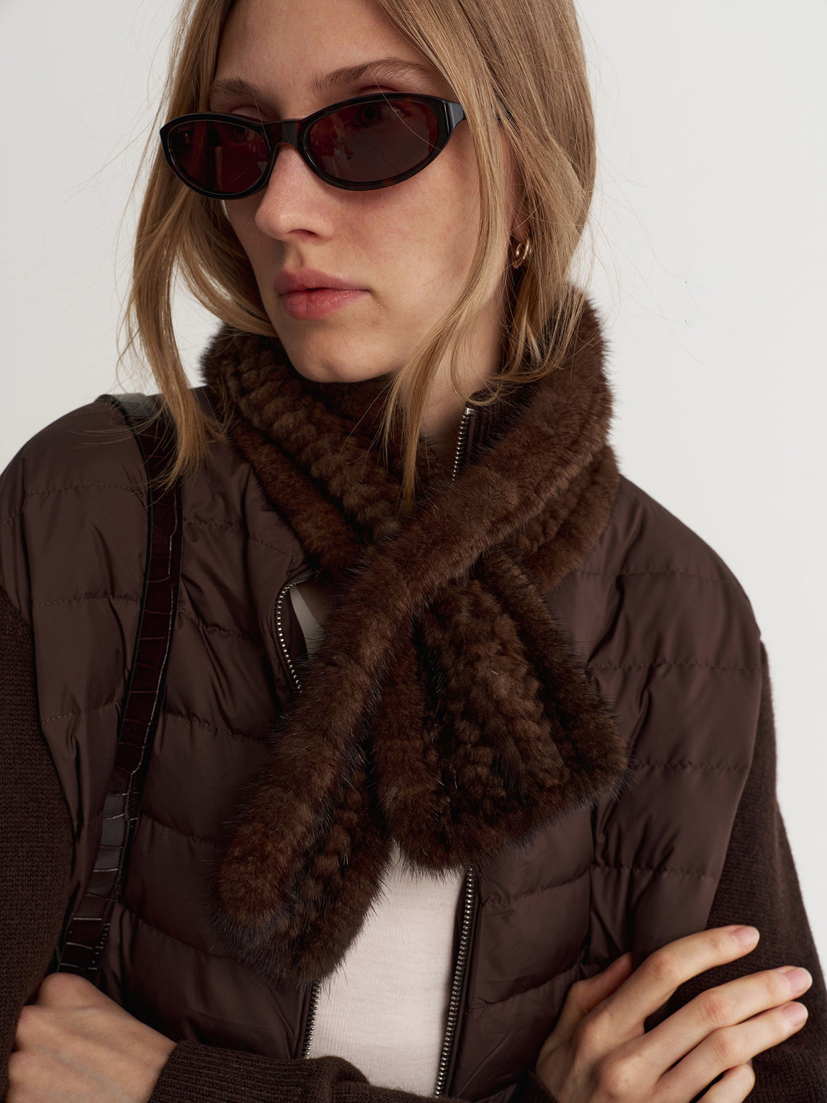 Veil Mink Scarf