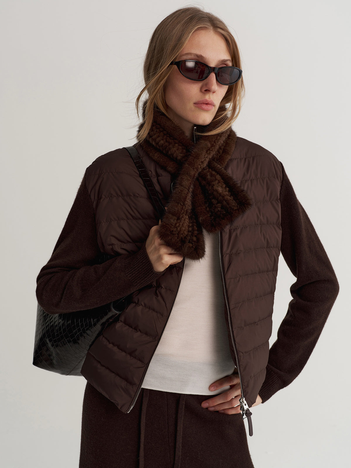 Veil Mink Scarf