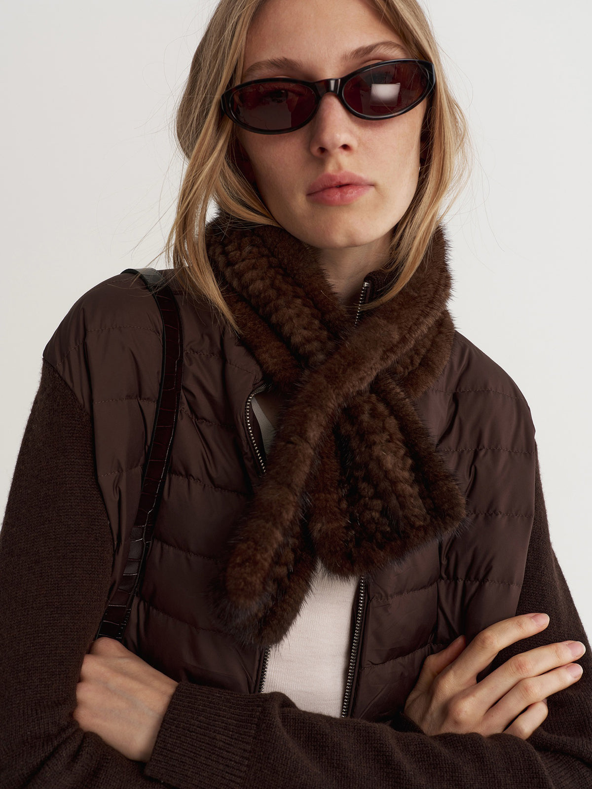 Veil Mink Scarf