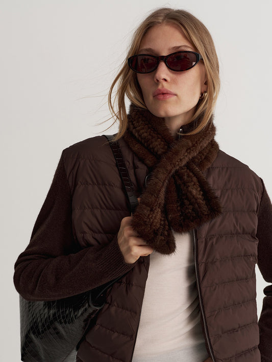 Veil Mink Scarf