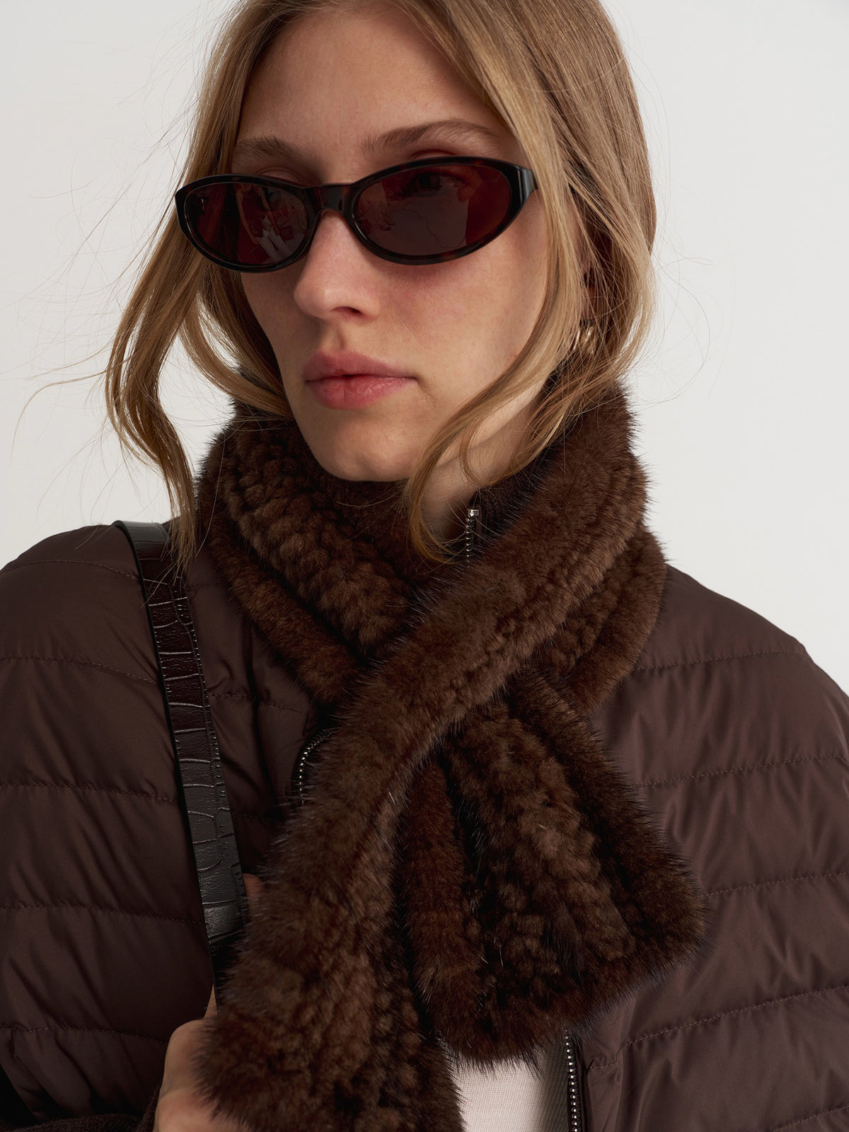 Veil Mink Scarf