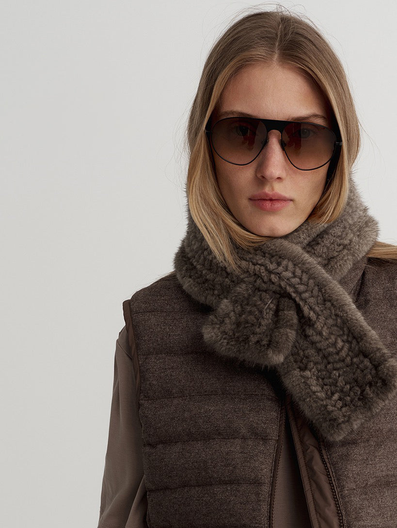Veil Mink Scarf