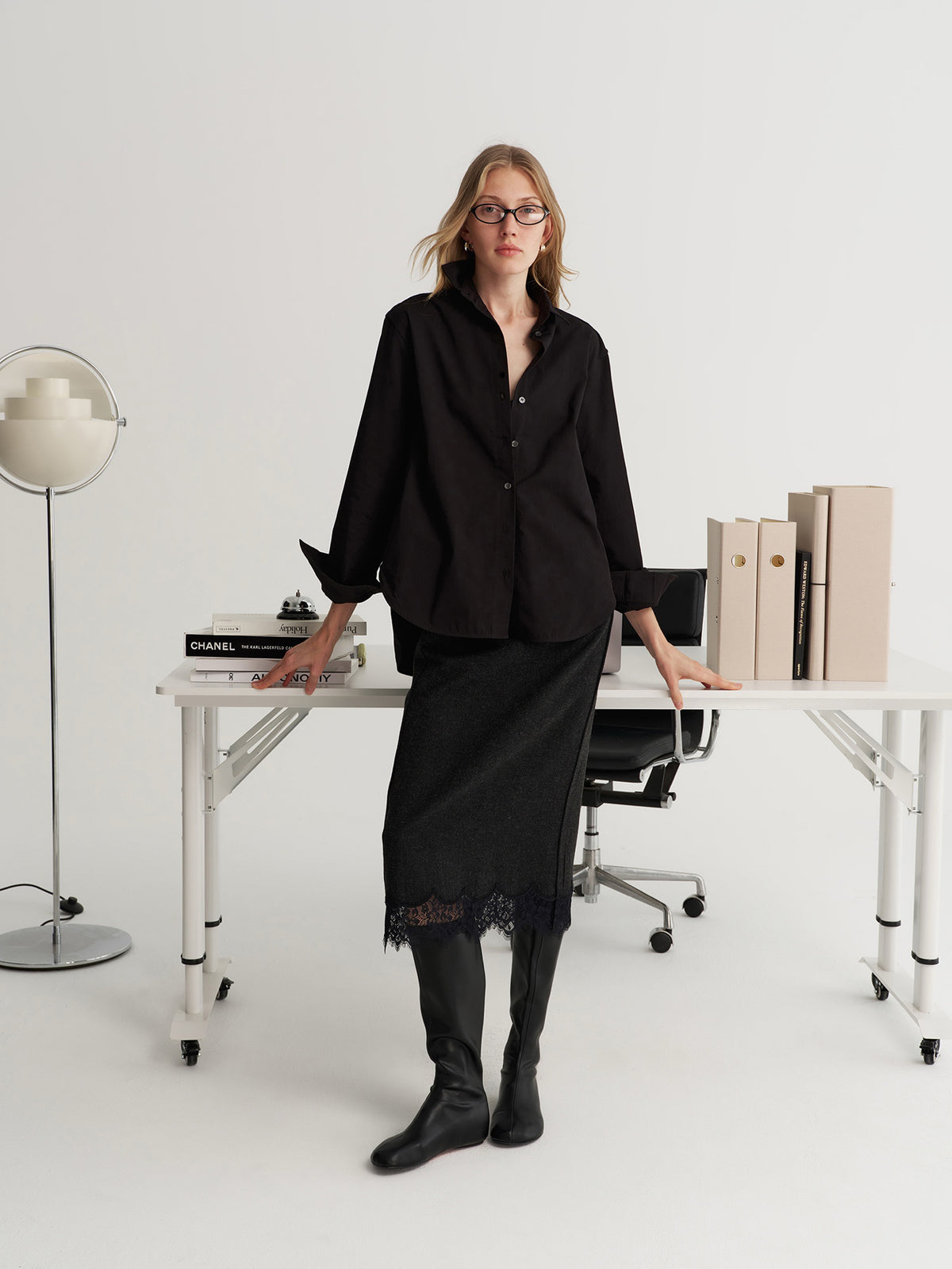 Sable Lace Skirt